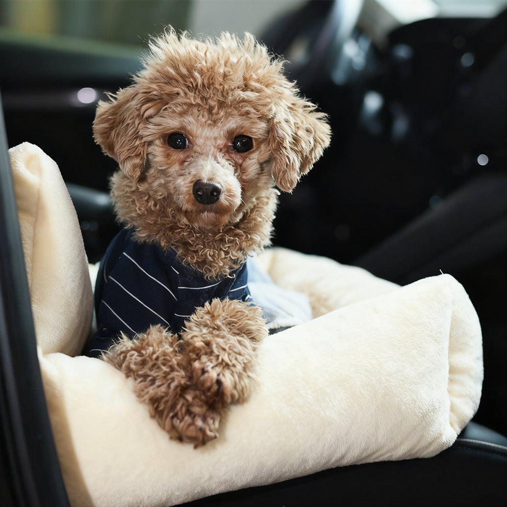 Travel Pet Bed – Soft Washable Car Seat Cushion for Dogs & Cats