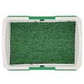 CalmPaws™ Indoor Dog Potty Training Mat – Grass Loo Tray for Puppies & Dogs